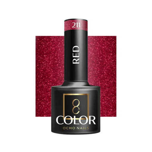 OCHO NAILS hybridilakka 211 punainen 5 ml