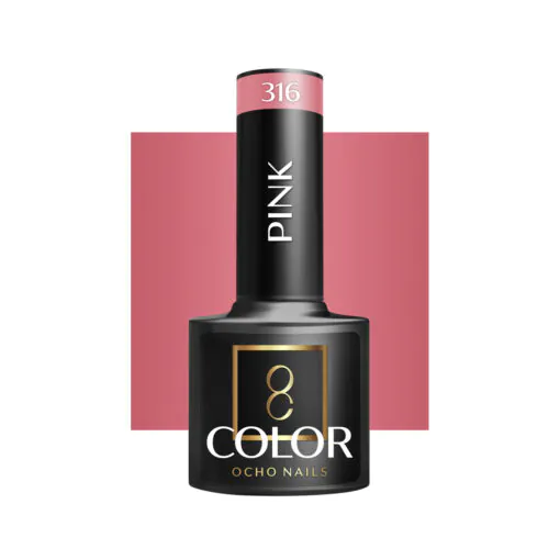 OCHO NAILS hybridilakka 316 pinkki 5 ml