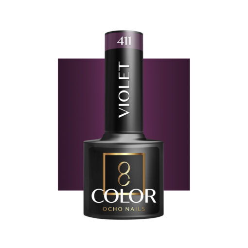 OCHO NAILS hybridilakka 411 violetti 5 ml