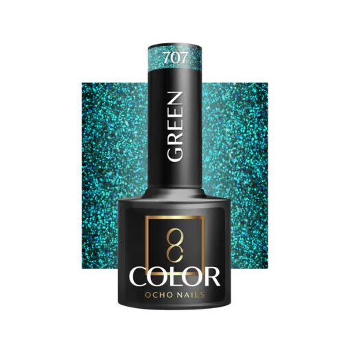 OCHO NAILS hybridilakka 707 vihreä 5 ml