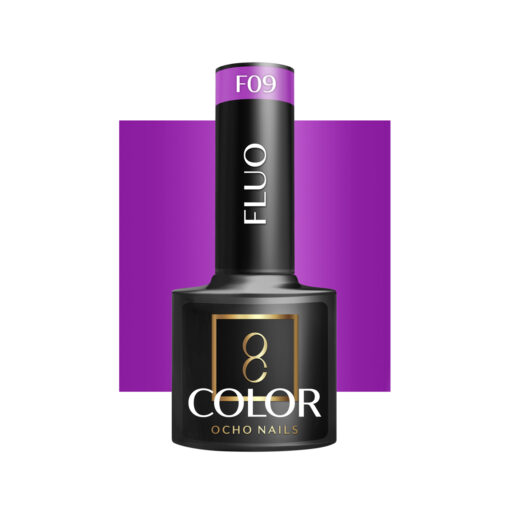 OCHO NAILS fluoresoiva hybridilakka F09 FLUO 5 ml