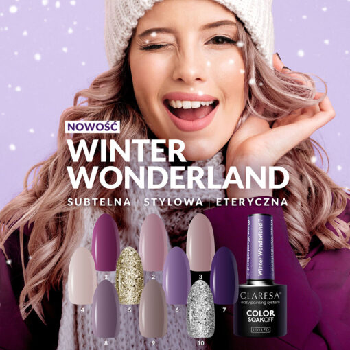 CLARESA Winter Wonderland 5 hybridilakka, 5 ml