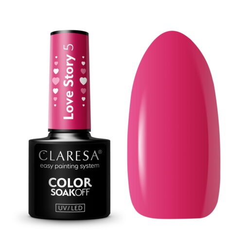 CLARESA Love Story 5 hybridilakka, 5 ml