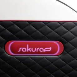 Hierontatuoli Sakura Standard 801, musta-punainen