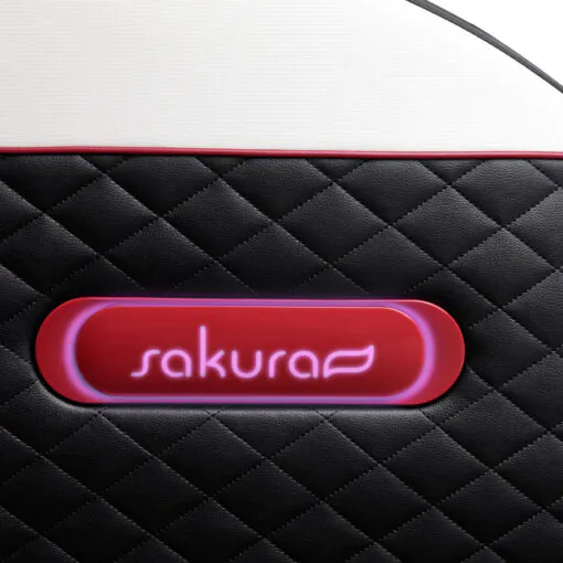 Hierontatuoli Sakura Standard 801, musta-punainen