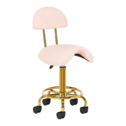 Työtuoli Giovanni 6001-G kulta/pinkki.