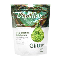 Depilflax 100 karvanpoistovaha matalan sulamispisteen Glitter Jade 1000 g