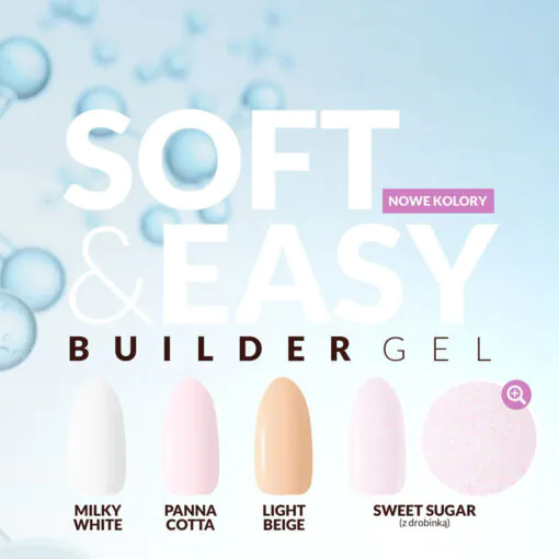 Claresa SOFT&EASY Builder Gel, Light Beige, rakennusgeeli, 12 g