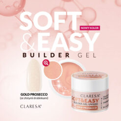 Claresa SOFT&EASY Builder Gel, Light Beige, rakennusgeeli, 45 g