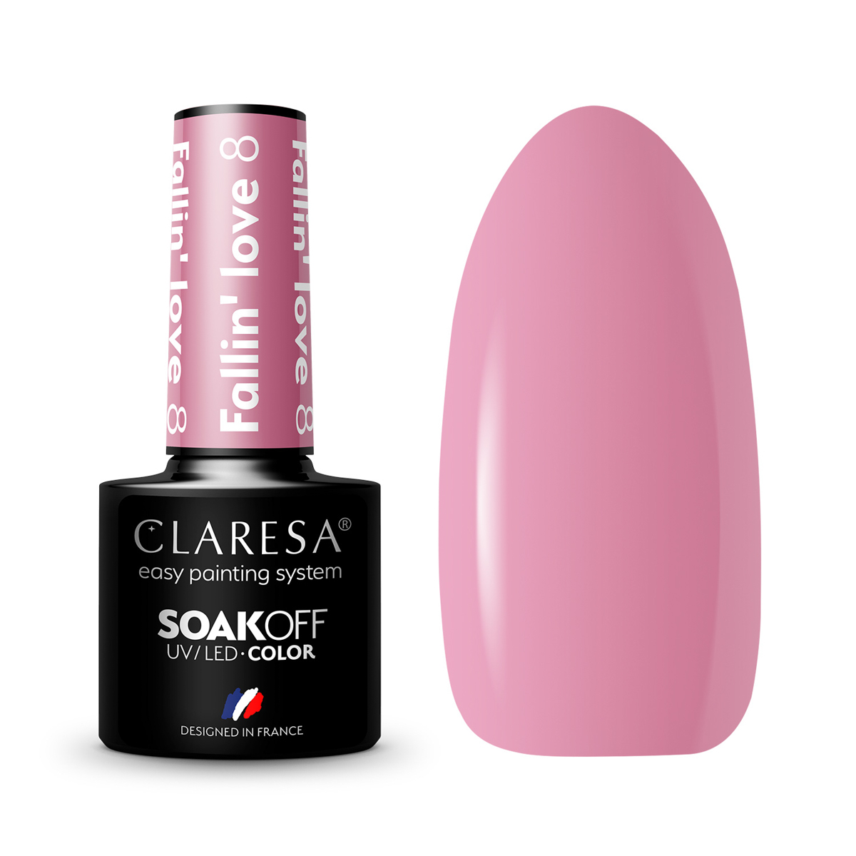 CLARESA FALLIN’ LOVE 8 hybridilakka, 5 ml CLARESA FALLIN' LOVE 8 hybridilakka, 5 ml