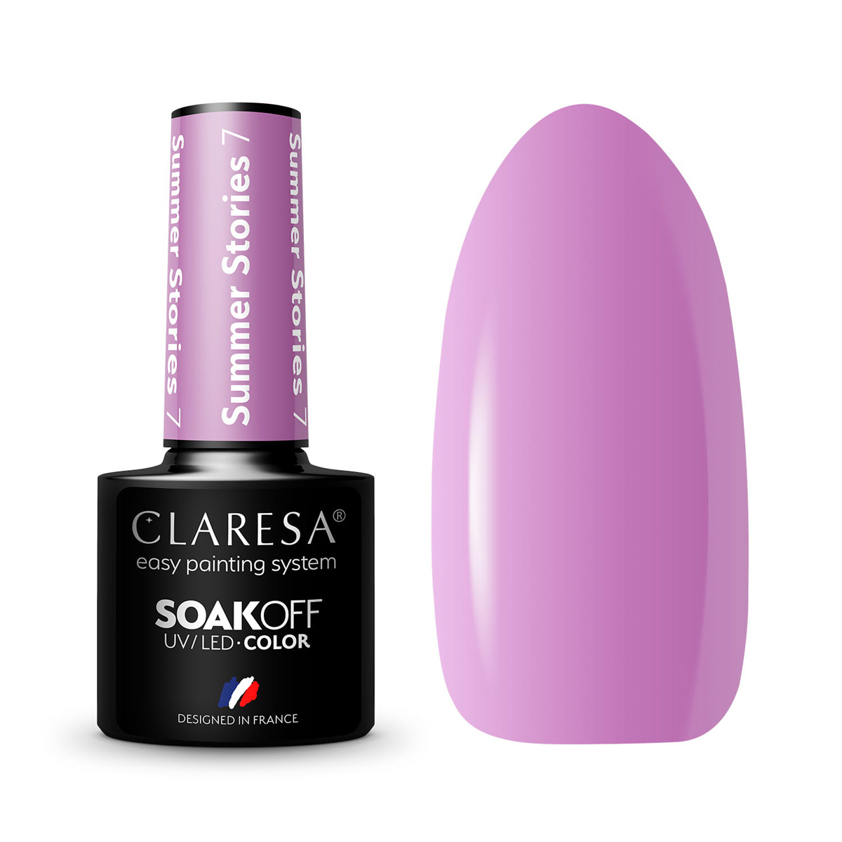CLARESA SUMMER STORIES 7 hybridilakka, 5 ml CLARESA SUMMER STORIES 7 hybridilakka, 5 ml