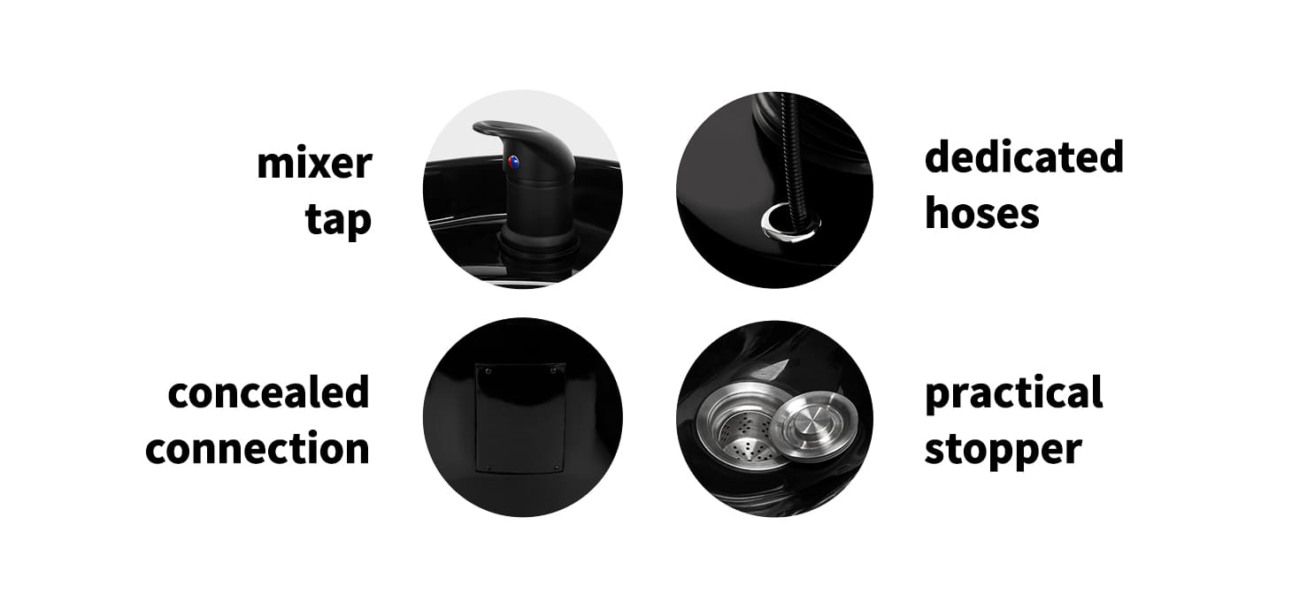 Gabbiano Malaga pesupaikka musta/kulta Gabbiano Malaga pesupaikka musta/kulta