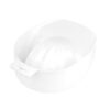 Pumppupullo metallisella pumpulla 180 ml, eri värit. Manikyyrikippo, valkoinen