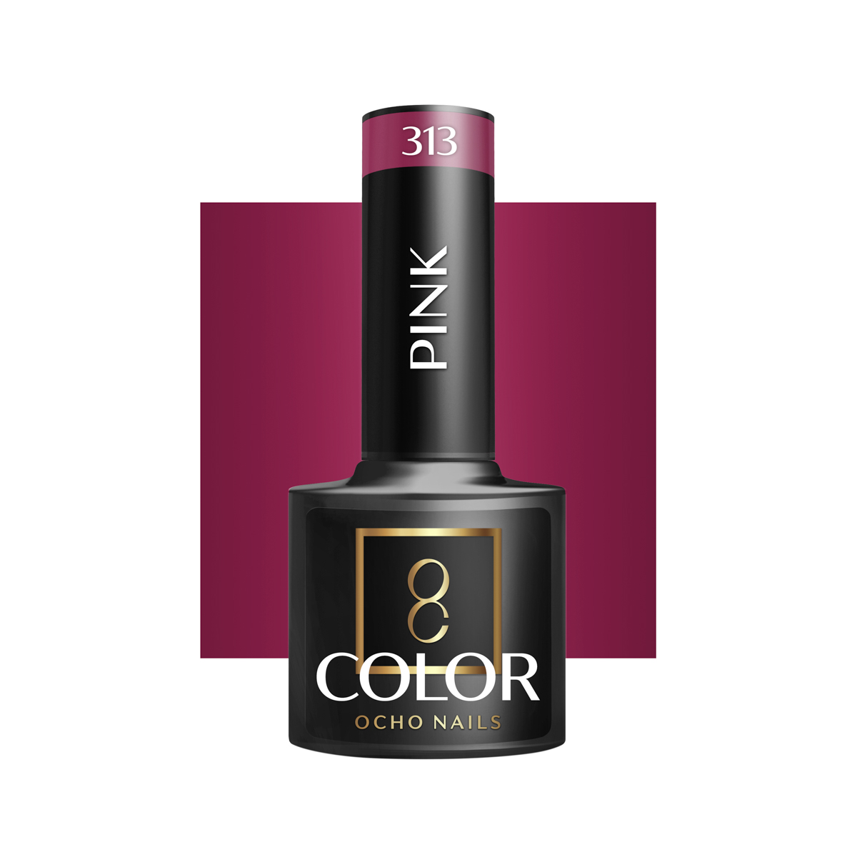 OCHO NAILS hybridilakka 313 pinkki 5 ml OCHO NAILS hybridilakka 313 pinkki 5 ml