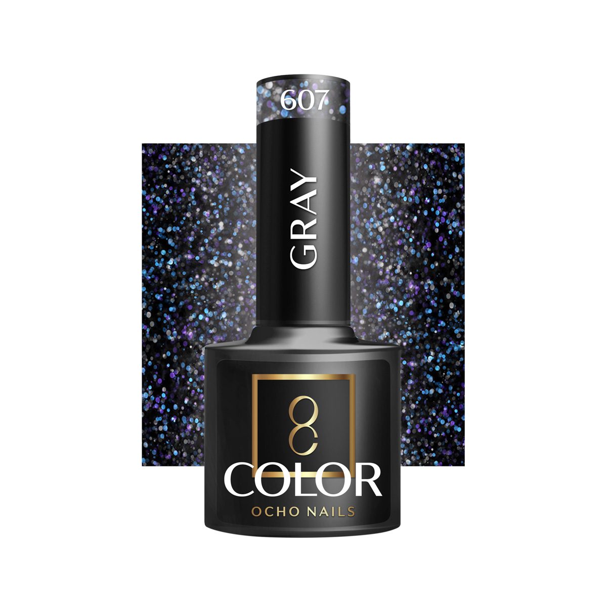 OCHO NAILS hybridilakka 607 harmaa 5 ml OCHO NAILS hybridilakka 607 harmaa 5 ml