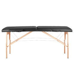 WOOD COMFORT 2-osainen taitettava hierontapöytä, BLACK