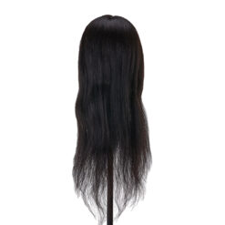 Harjoituspää Gabbiano WZ1, luonnolliset hiukset, väri 1H, pituus 20
