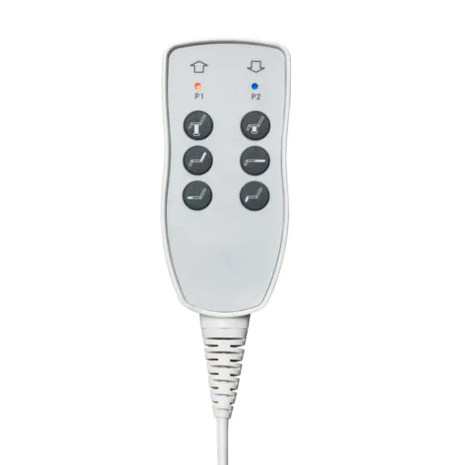 Hoitotuoli Azzurro 891 kaukosäätimellä valkoinen