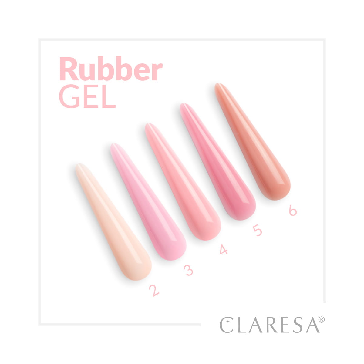 CLARESA RUBBER GEL 3, 12g rakennusgeeli CLARESA RUBBER GEL 3, 12g rakennusgeeli