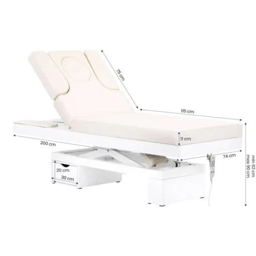 AZZURRO 815B SPA hoitopeti, WHITE