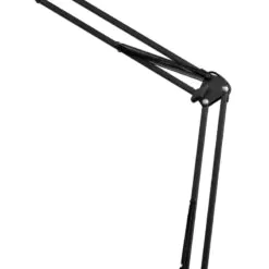 ALL4LIGHT-ripsienpidennyksen LED-hoitolamppu, musta, pöytäkiinnitys