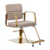 Kampaamotuoli Porto GM beige/kulta