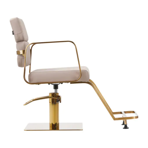 Kampaamotuoli Porto GM beige/kulta