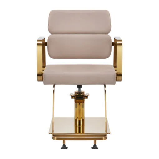Kampaamotuoli Porto GM beige/kulta