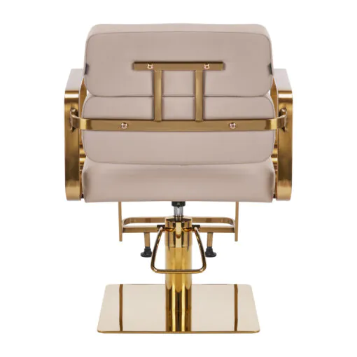 Kampaamotuoli Porto GM beige/kulta