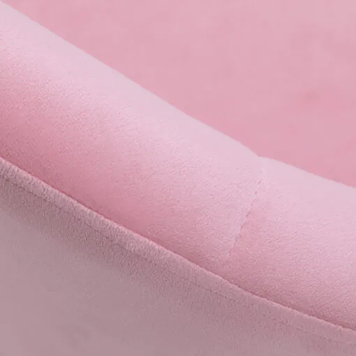 4Rico kääntyvä asiakastuoli QS-BL12B sametti pinkki