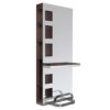 Parturituoli HAIR SYSTEM NEW YORK musta Gabbiano B058 peilipaikka wenge