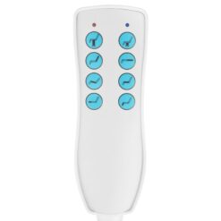 Hoitotuoli AZZURRO 869A kääntyvä, 4 moottoria, valkoinen