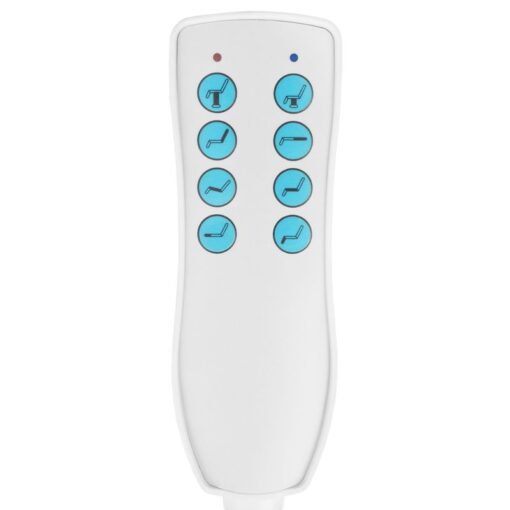 Hoitotuoli AZZURRO 869A kääntyvä, 4 moottoria, valkoinen