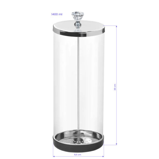 Lasisäiliö työkalujen desinfiointiin 1400 ML