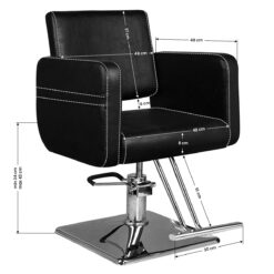 Hair System SM376 Kampaamotuoli Musta