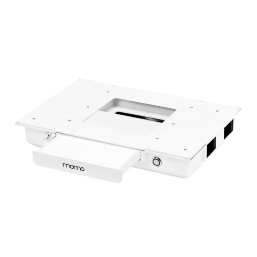 Sisäänrakennettava kasettipölynkerääjä Momo professional J-02, valkoinen.