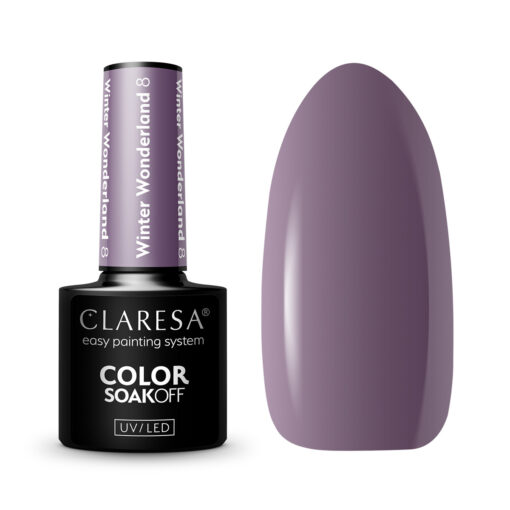 CLARESA Winter Wonderland 8 hybridilakka, 5 ml