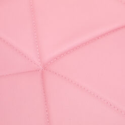 Kosmetologin jakkara QS-06G, kromi/pinkki