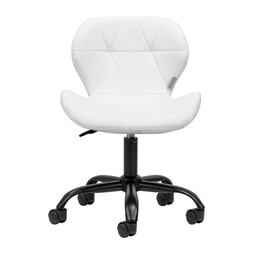 Kosmetologin jakkara QS-06G, musta/valkoinen
