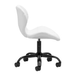 Kosmetologin jakkara QS-06G, musta/valkoinen