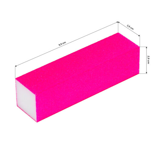 OCHO NAILS Pinkki kiillotusblokki – 10 kpl