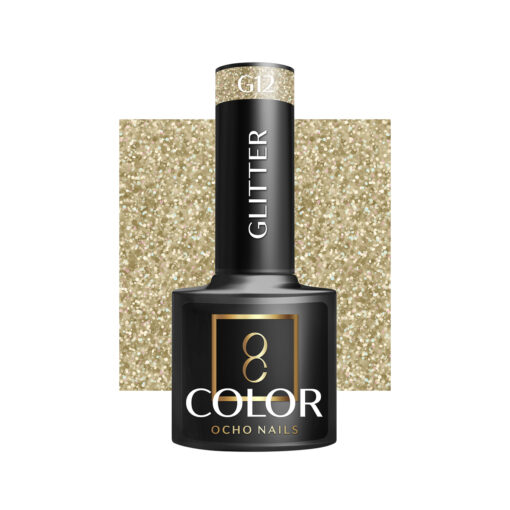 OCHO NAILS Hybridilakka Glitter G12 – 5 g