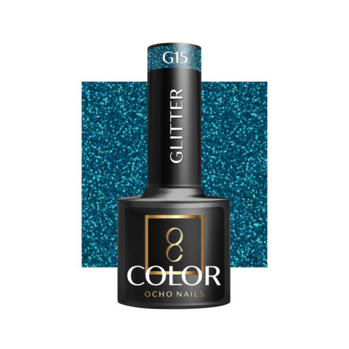 OCHO NAILS Hybridilakka Glitter G15 – 5 g