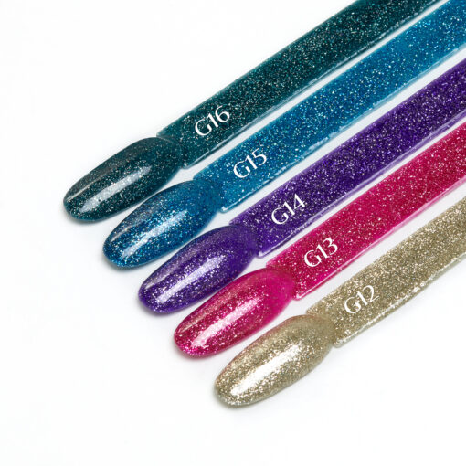 OCHO NAILS Hybridilakka Glitter G16 – 5 g