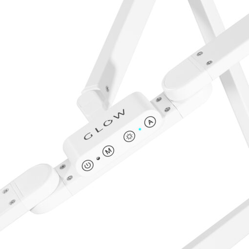 Glow L04 toimenpidelamppu pöytäkiinnityksellä, valkoinen