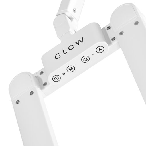 Glow L04 toimenpidelamppu pöytäkiinnityksellä, valkoinen