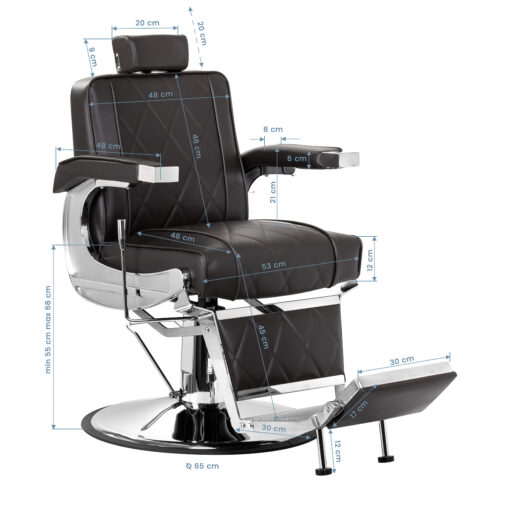 Hair System BM88066 parturituoli ruskea