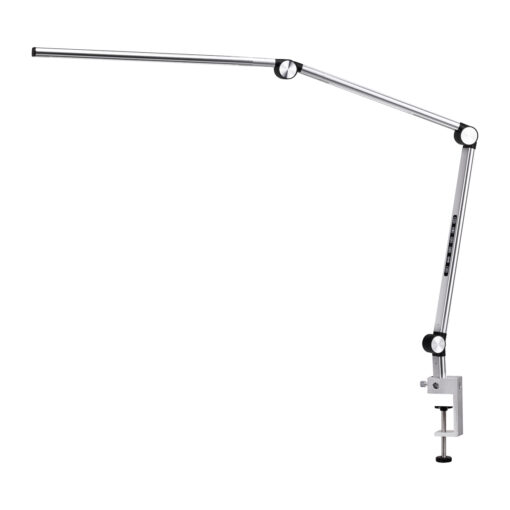 LED-hoitolamppu Yoga 22W – hopeanvärinen