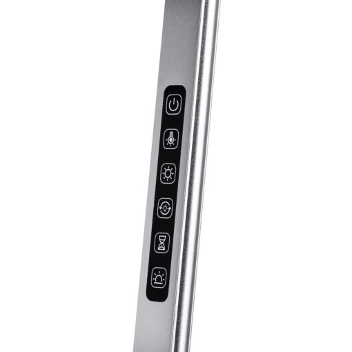 LED-hoitolamppu Yoga 22W – hopeanvärinen