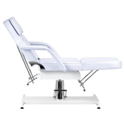 Hydraulinen hoitotuoli Sillon v2 210, viileä valkoinen